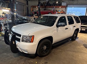 image of Cal State Fullerton University Police Department's refurbished vehicle